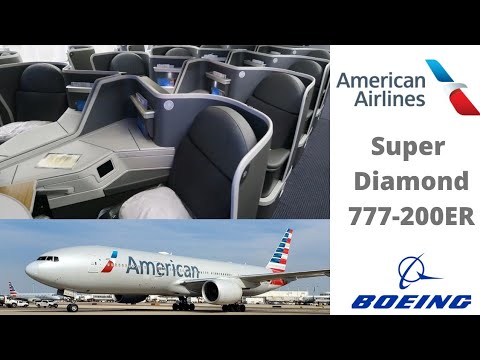 American Airlines Cabin Tour Boeing 777-200ER Super Diamond - YouTube