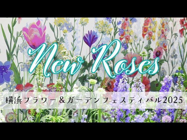 バラ図鑑 6】2025 新品種@横浜フラワー＆ガーデンフェスティバル - YouTube
