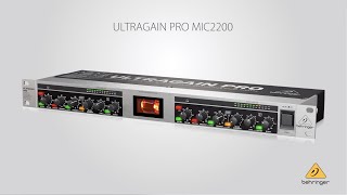 Behringer ULTRA GAIN PRO MIC2200 V2 Tube Microphone/Line Preamp