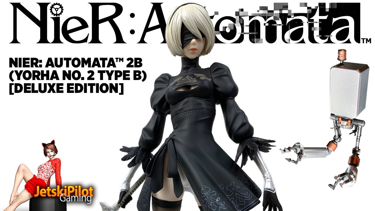 Unboxing and Review: NieR: Automata 2B [Deluxe Edition] - YouTube