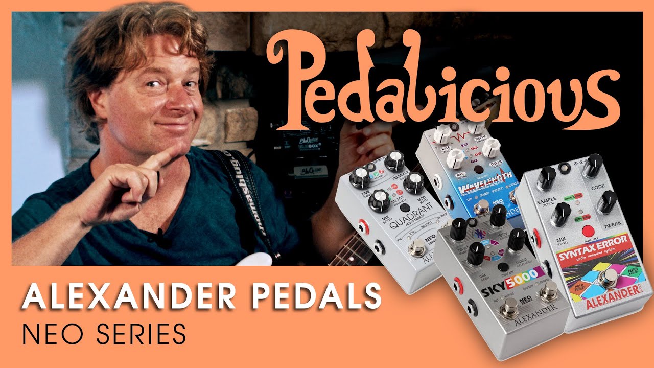 Alexander Pedals Super Neo-Matic modulation pedal - YouTube