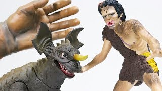 Baragon, the underground monster, and his super-realistic hand