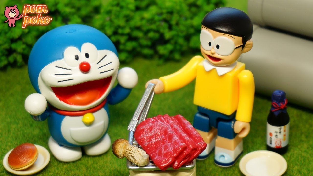 ドラえもんと空き地で高級焼肉 / 【Doraemon】 Let's eat yakiniku