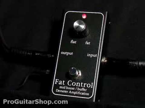 Demeter Fat Control Midboost Boost Pedal - YouTube