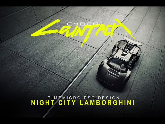 1/64 Timemicro Cyber Countach by PSC Design - A Lamborghini