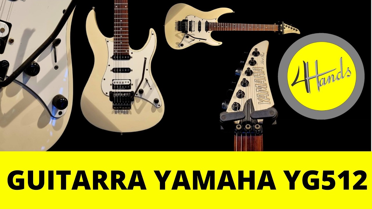 REVIEW E DEMONSTRAÇÃO - GUITARRA - YAMAHA - YG512 - VINTAGE WHITE