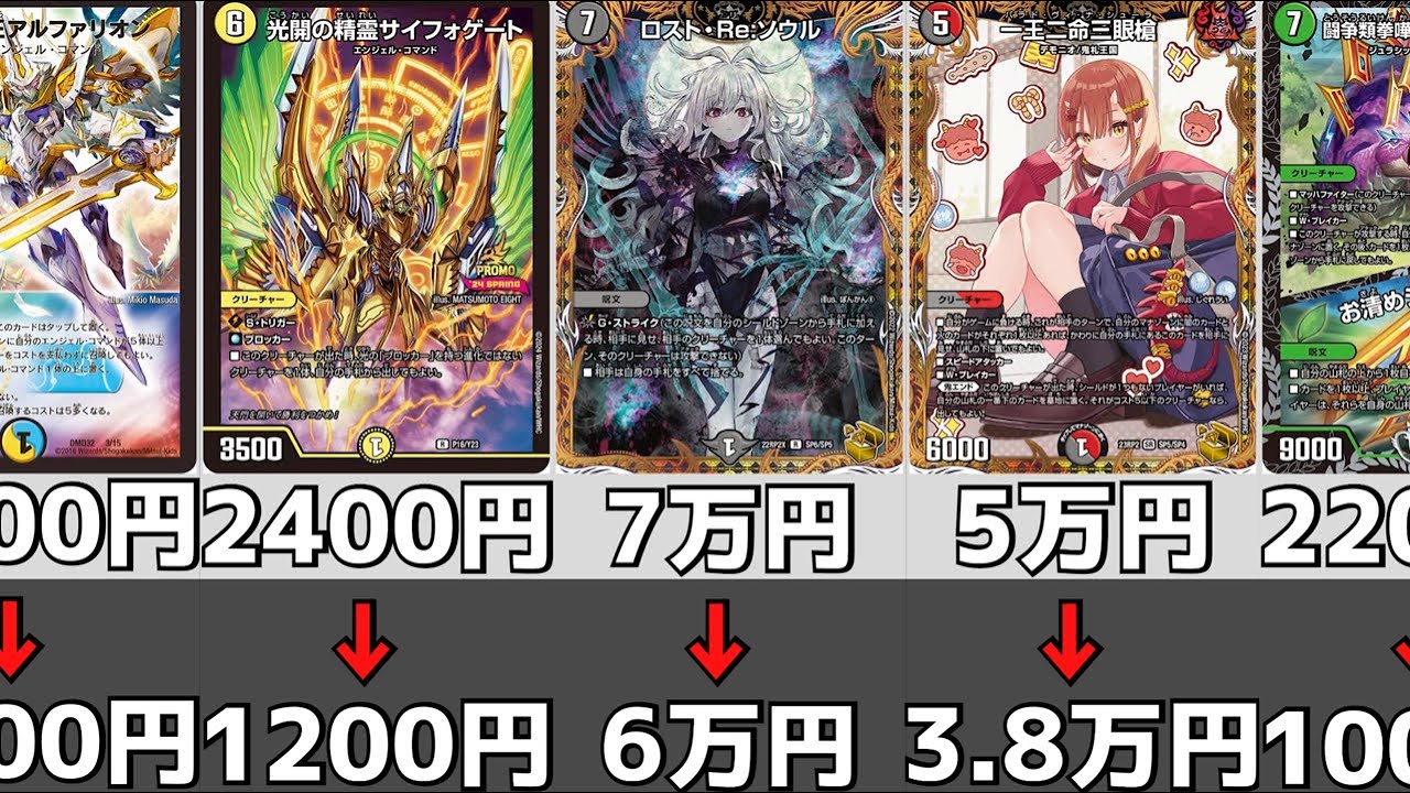 デュエマ】カード価格下落まとめ【2024年5月度】 - YouTube