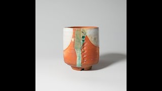 炎彩綴目湯呑 大和保男 萩焼 | 萩焼屋Hagiyakiya ネットショップ