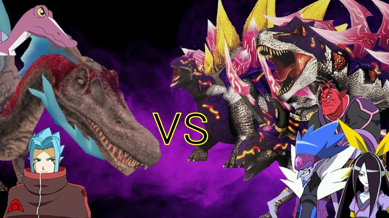 恐竜キング 】クリオロフォサウルス 激闘！ザンジャーク