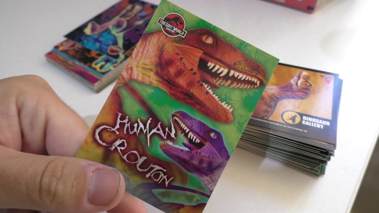 The Lost World Topps card collection! - YouTube