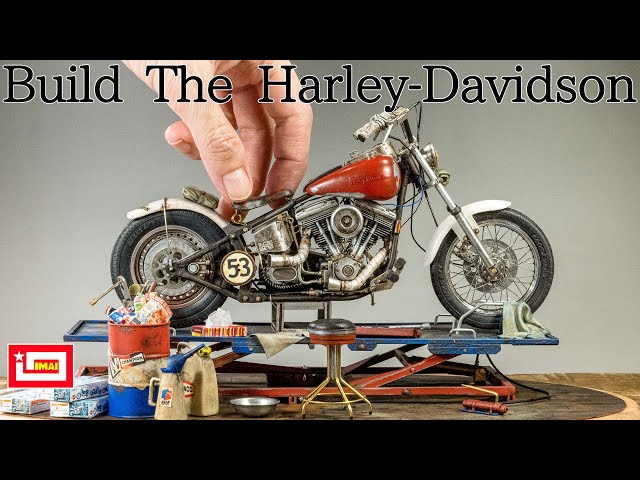 Build The Harley Davidson 1/12 IMAI - YouTube