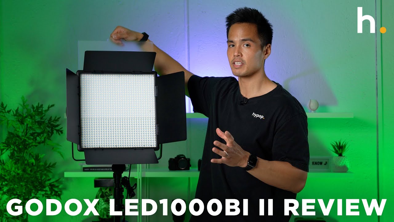 Godox LED1000BI II LED Video Light | Unboxing & Review - YouTube
