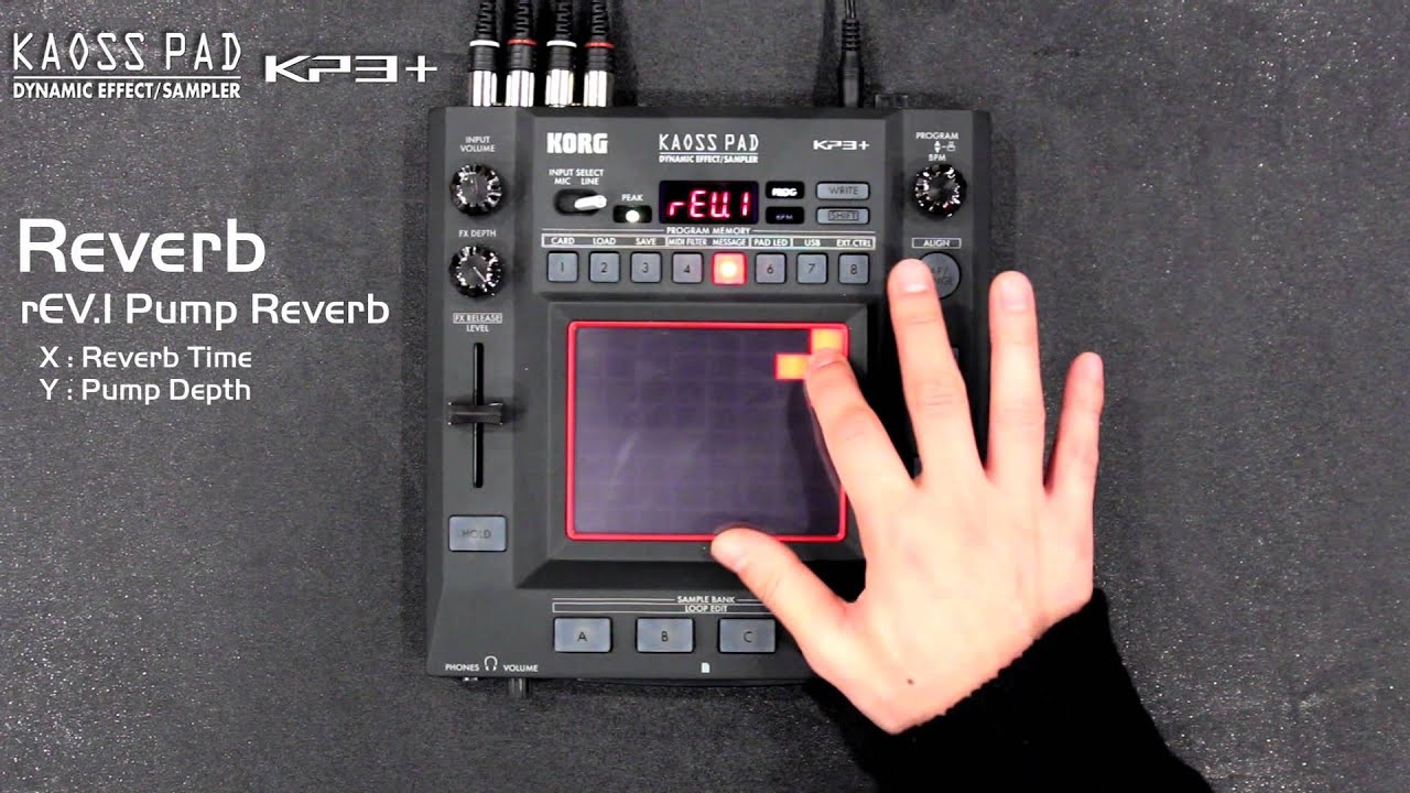 Features | KAOSS PAD KP3+ - DYNAMIC EFFECT/SAMPLER | KORG (Japan)