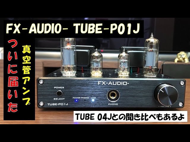 遂に届いた真空管アンプ！】FX−AUDIO -TUBE−P01Jで鳴らす大型