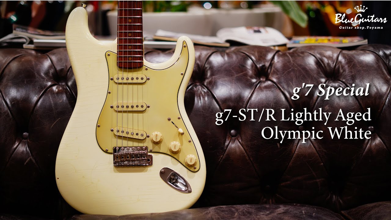 Blue Guitars - g'7 Special / g7-ST/R Lightly Aged - Olympic White