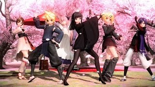 初音ミク&鏡音リン&鏡音レン&巡音ルカ&MEIKO&KAITO] 千本桜 [PD FT
