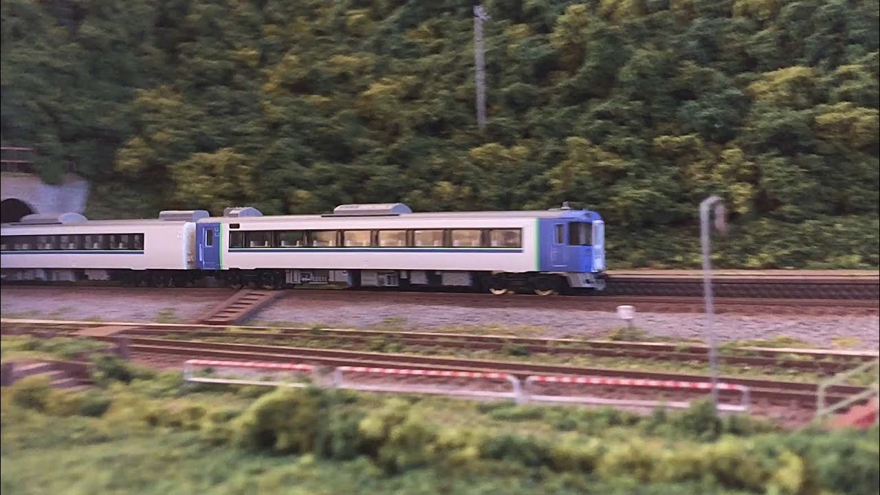 室蘭本線 小幌駅 Nゲージ ジオラマ 第2章 - YouTube