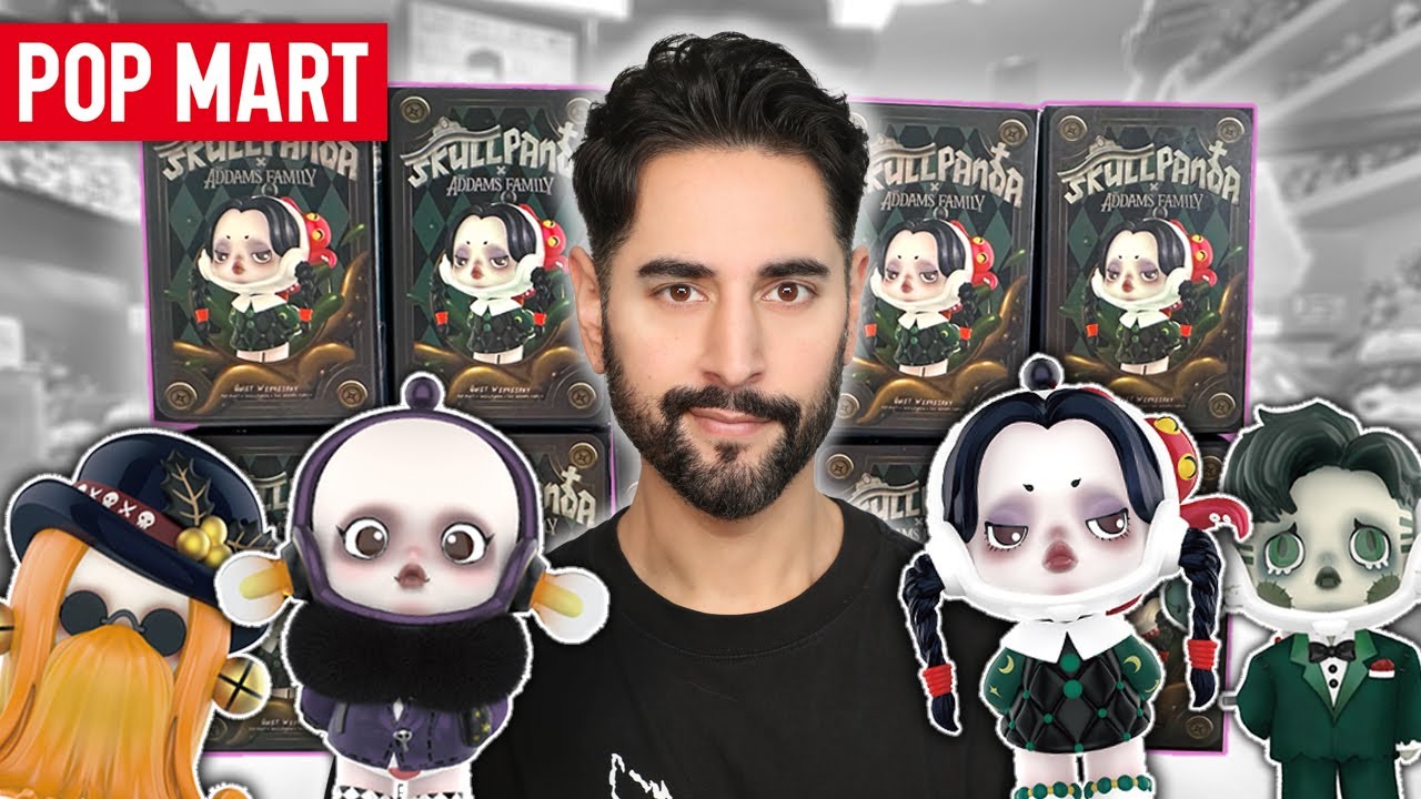 🔮 POPMART SKULLPANDA - The Addams Family 💀 - FULL SERIES