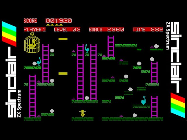 CHUCKIE EGG (1983) Walkthrough, ZX Spectrum - YouTube