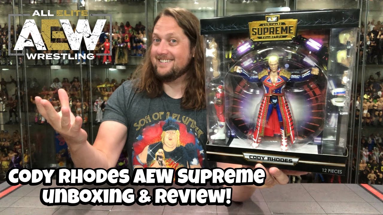 Cody Rhodes AEW Supreme Series 1 Unboxing & Review! - YouTube
