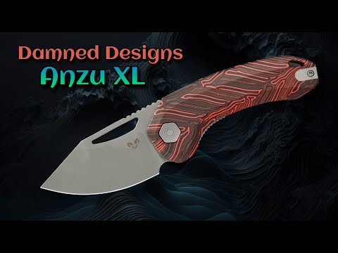 NEW Knife Design! Damned Designs Anzu XL: BIG Little Budgety Front