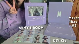 Unboxing & making BTS Merch Box #3 (ARMY'S ROOM) - YouTube
