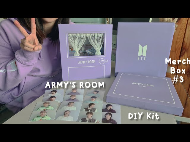 Unboxing & making BTS Merch Box #3 (ARMY'S ROOM) - YouTube