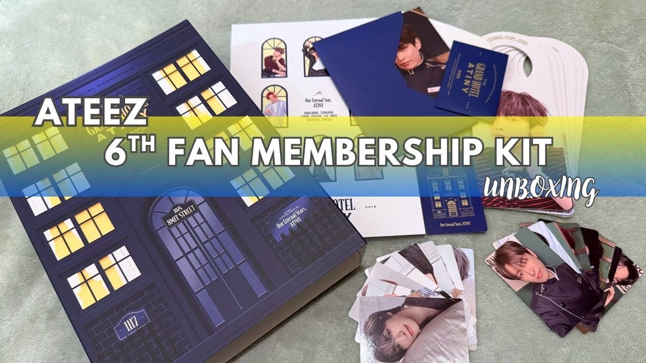 Ateez 6th Official Membership Kit unboxing 2025 - YouTube