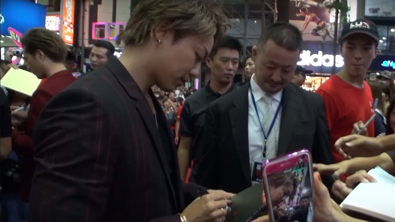 TAKAHIRO＆登坂広臣、台湾初上陸ファン1000人が熱烈歓迎 映画