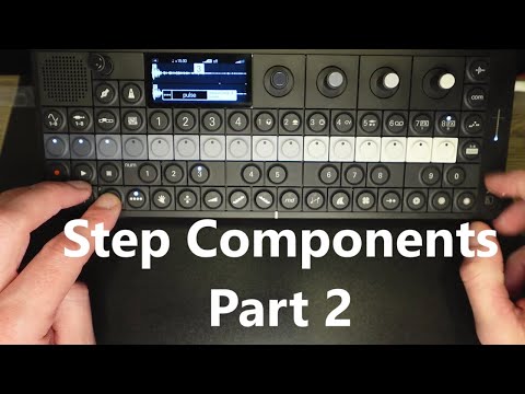 OP-XY Step Components Part 2: delaying a track, stopping a track