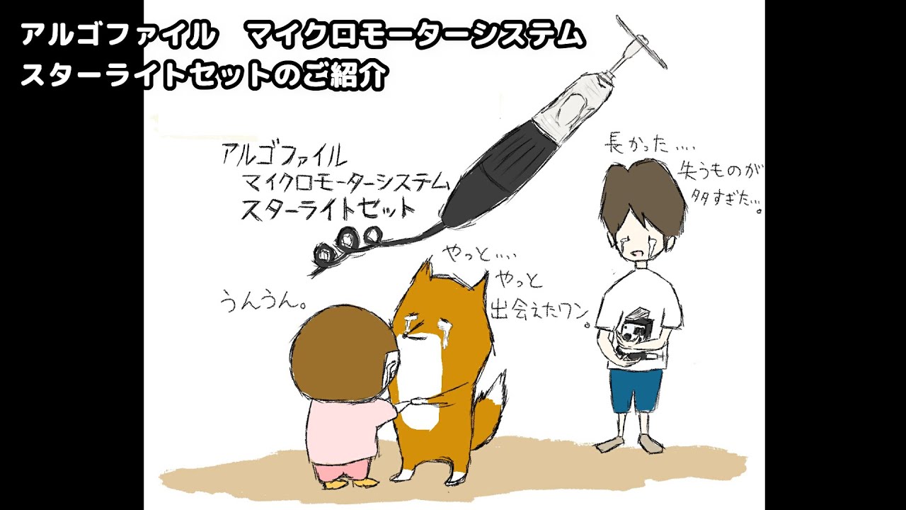 アルゴファイルのミニルーター、マイクロモーターシステム スター