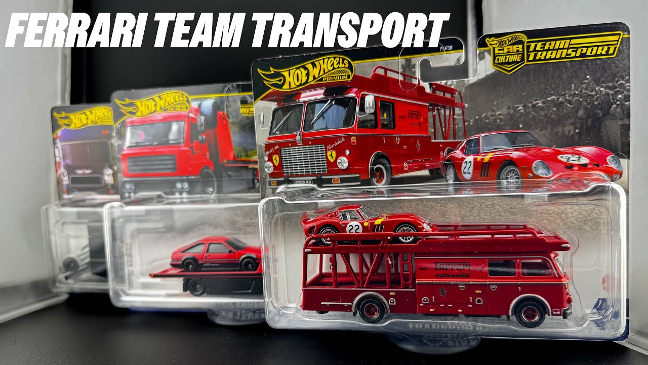 Ferrari FIRST LOOK: The BEST Hot Wheels Team Transport Set Yet