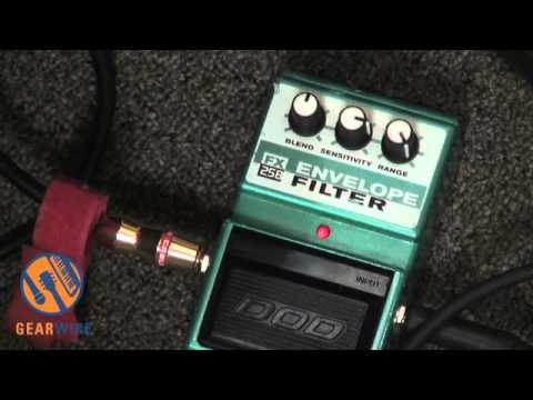 DOD FX25B Enevlope Filter Demonstration On Bass Guitar - YouTube