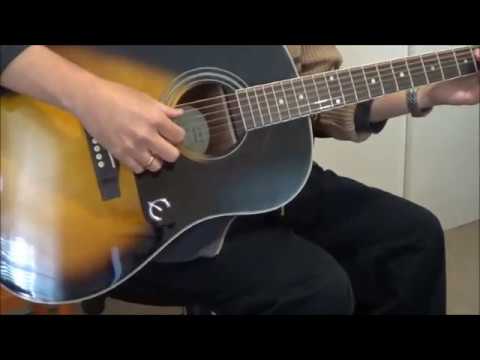 Epiphone AJ-220S VS Acoustic Guitar Review and Demo - YouTube