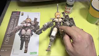 コトブキヤFAG輝槌・甲制作03バックパック＆武器組み立て【模型製作