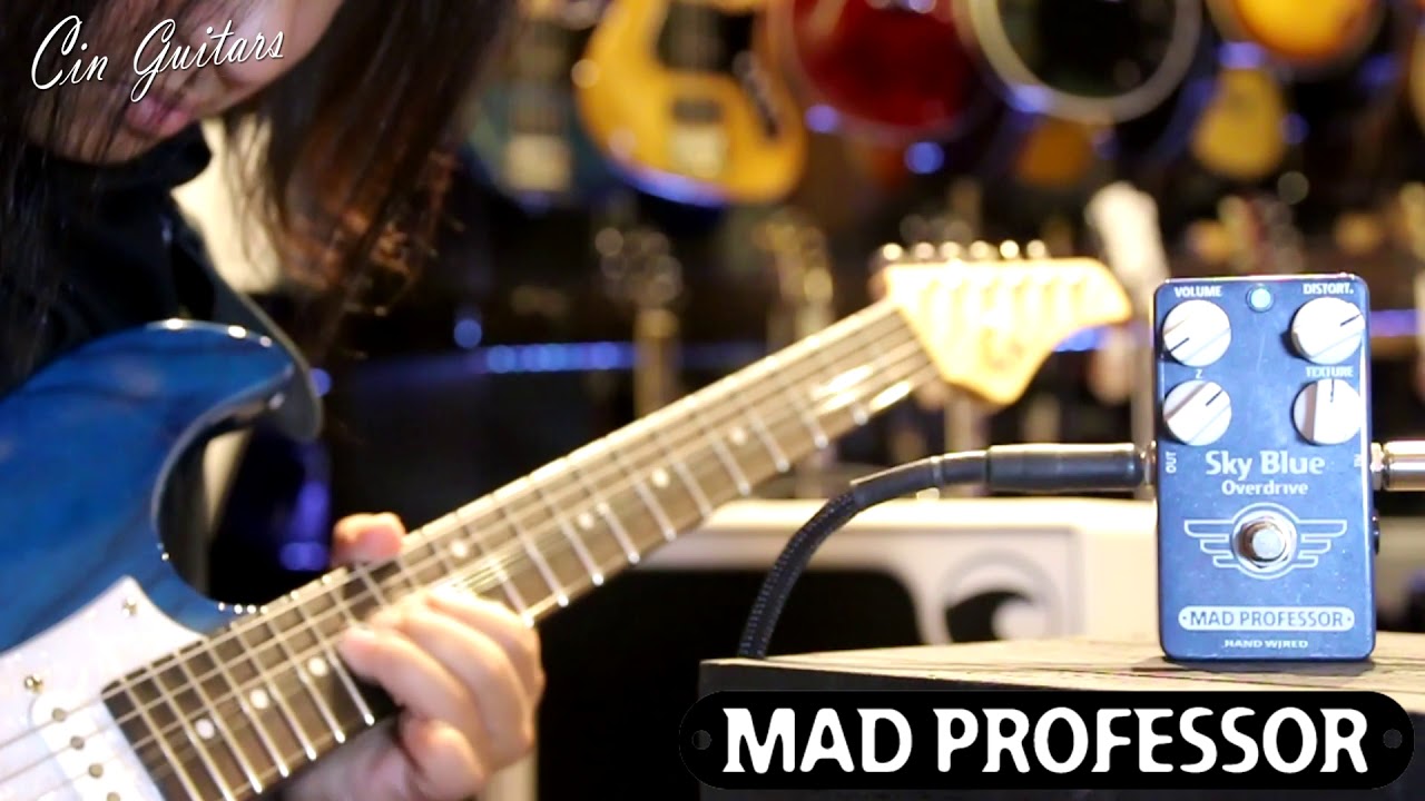 Mad Professor Sky Blue Overdrive Handwired - YouTube