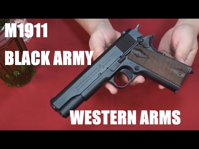 M1911 ブラック・アーミー ウェスタン・アームズ - YouTube