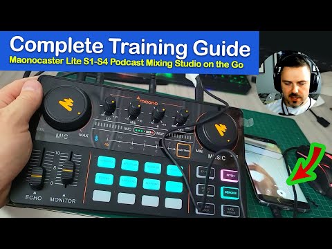 Complete Tutorial MaonoCaster Lite S4 Mixer AU-AM200. How to Start
