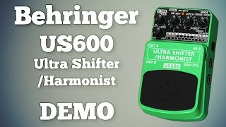 Behringer US600 Ultra Shifter / Harmonist Demo (Including Latch