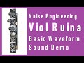 Viol Ruina - Filter Demo With Basic Waveforms - YouTube