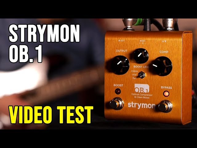 Strymon OB.1 Optical Compressor Video Test - YouTube