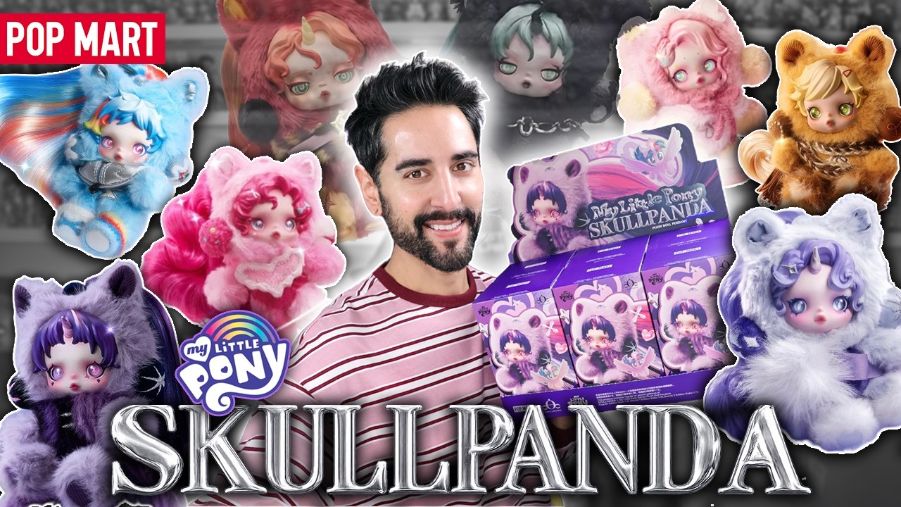 🦄POP MART SKULLPANDA X MY LITTLE PONY! 🌈 Full Set Unboxing