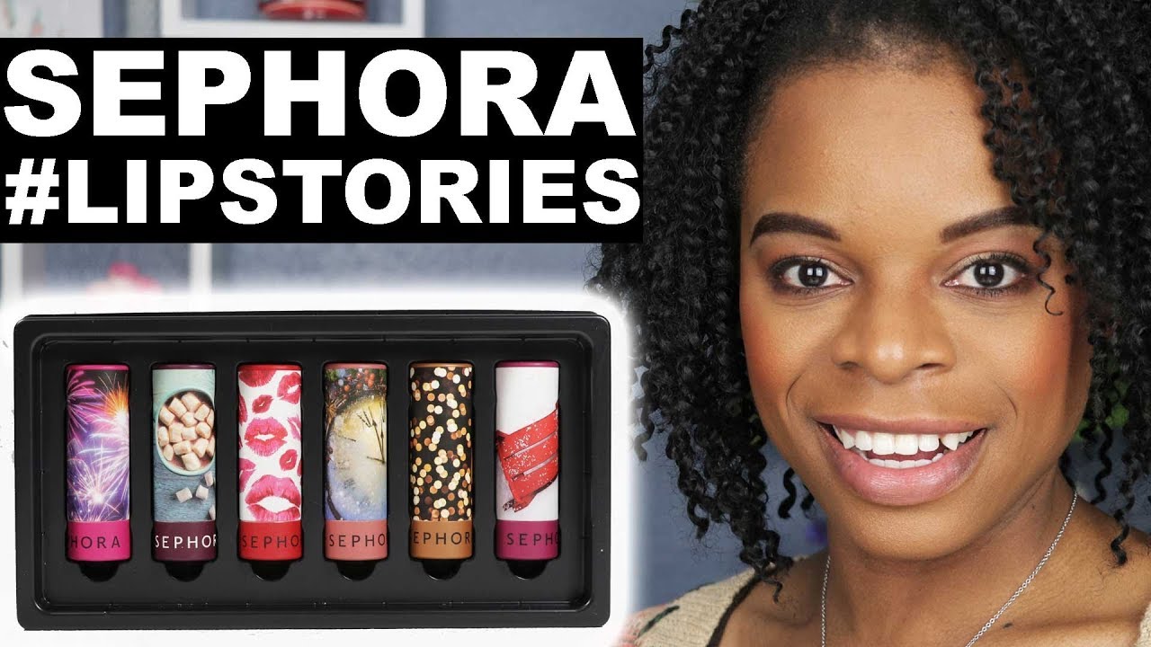 SEPHORA Midnight Kisses LIPSTORIES Lipstick Swatches