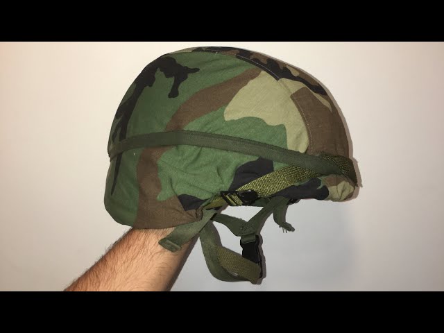 American PASGT Helmet - YouTube