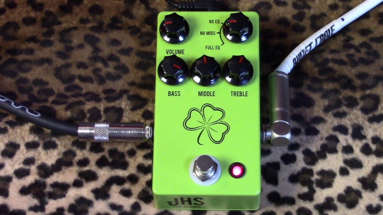 JHS Pedals THE CLOVER demoed with clean and dirty amp tones - YouTube