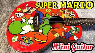 スーパーマリオのミニアコースティックギターはデザインだけのおもちゃ