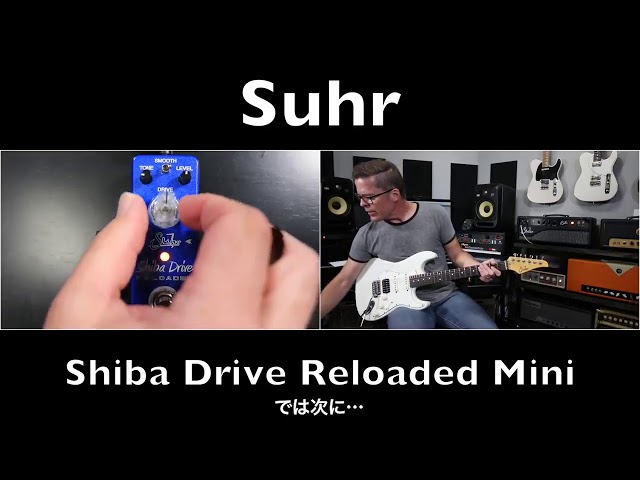 日本語訳】Suhr Shiba Drive Reloaded Mini demo by Shawn Tubbs - YouTube