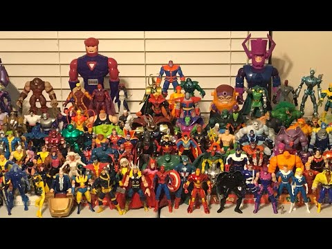 90's Marvel TOYBIZ Figure Collection Update! - YouTube