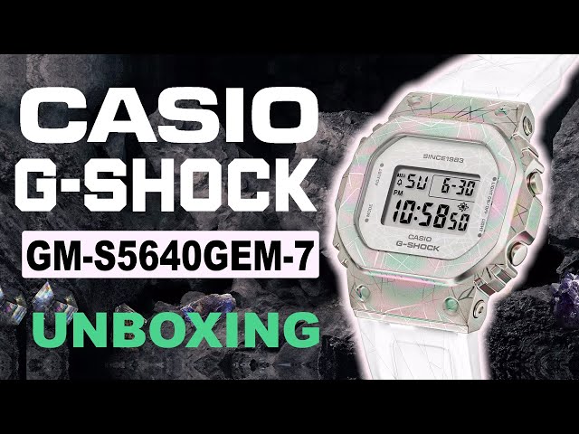 CASIO G-SHOCK GM-S5640GEM-7 Unboxing - YouTube