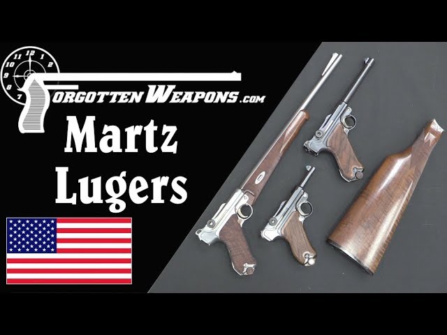 John Martz Custom Luger Pistols - Babies, Carbines, and .45 ACP